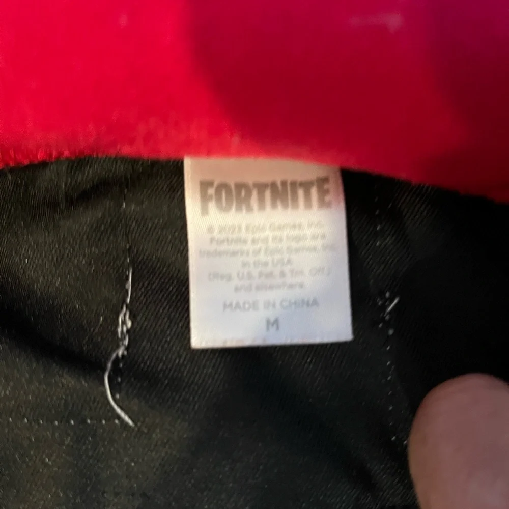 Fortnite . Kids Black and Gold‎ Costume with Mask